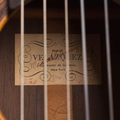 Manuel Velazquez Classical Guitar (1971), Mark Leaf black hard shell case. image 12