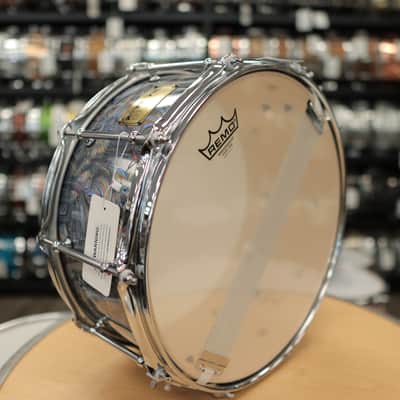 Pork Pie 6.5x14" Maple Snare Drum w/ Tube Lugs (Abalone Pearl) image 10
