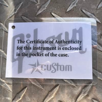 Gibson Custom case tag Les Paul SG image 1