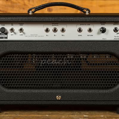 Two-Rock Bloomfield Drive 100/50 Watt Head with Silver Knob Black image 3