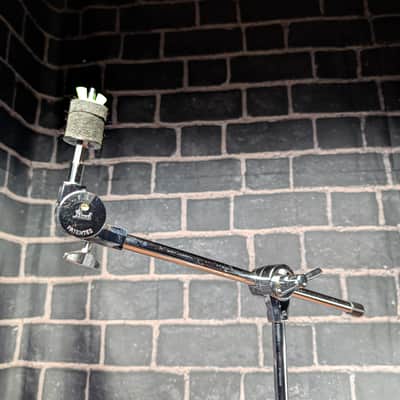 Pearl Double‑Braced Boom Cymbal Stand • 80s/90s • Chrome • Heavy‑Duty • Reliable Vintage Hardware image 4