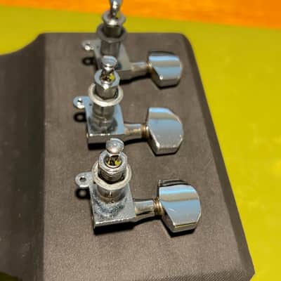 Schaller Made in W Germany 3x3 Chrome Tuners 70s 80s image 4