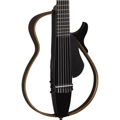 Yamaha Nylon String Silent Guitar Trans Black image 1