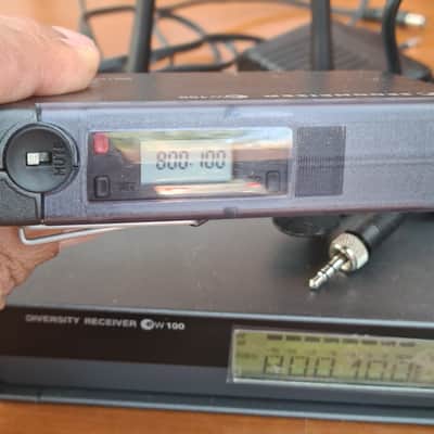 Sennheiser Diversity Reciver EM100-EW100+Hedmic me3 image 3