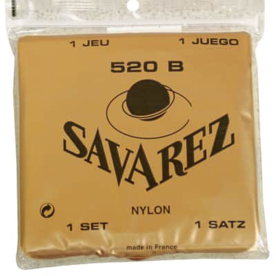 Savarez 520B Traditional White Card Classical Guitar Strings - Low Tension