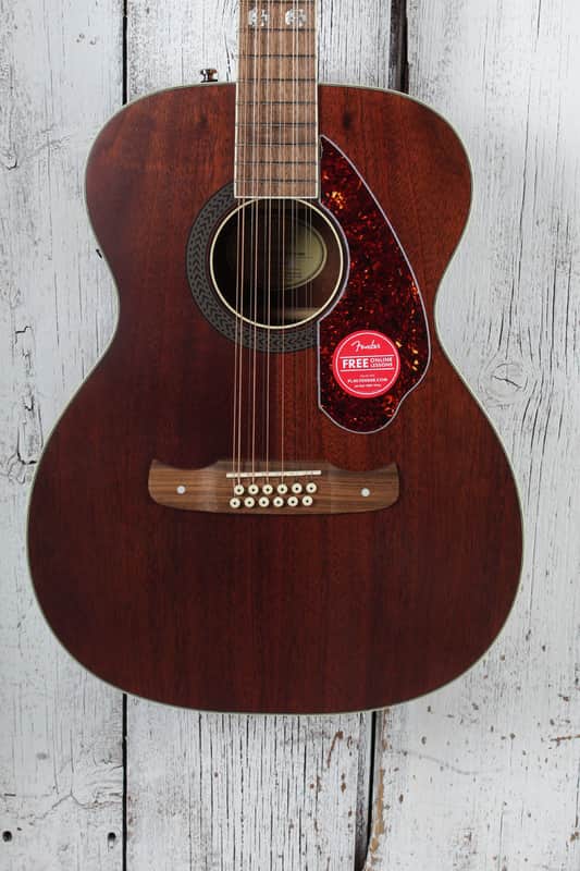 Fender Tim Armstrong Hellcat 12 String Acoustic Electric Guitar Natural Finish image 1