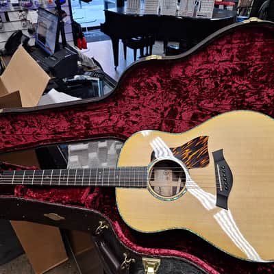Taylor Custom Catch #4 C17e Grand Pacific Lutz Spruce/AA Indian Rosewood Acoustic-Electric Guitar Antique Blonde w/Hard Case 2024 image 14