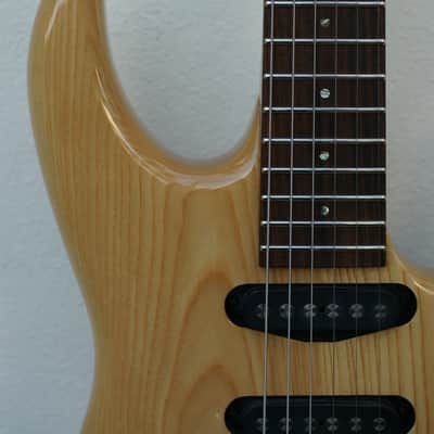 ESP Mirage Deluxe Electric Guitar Natural Grain Floyd Seymour Duncan image 6