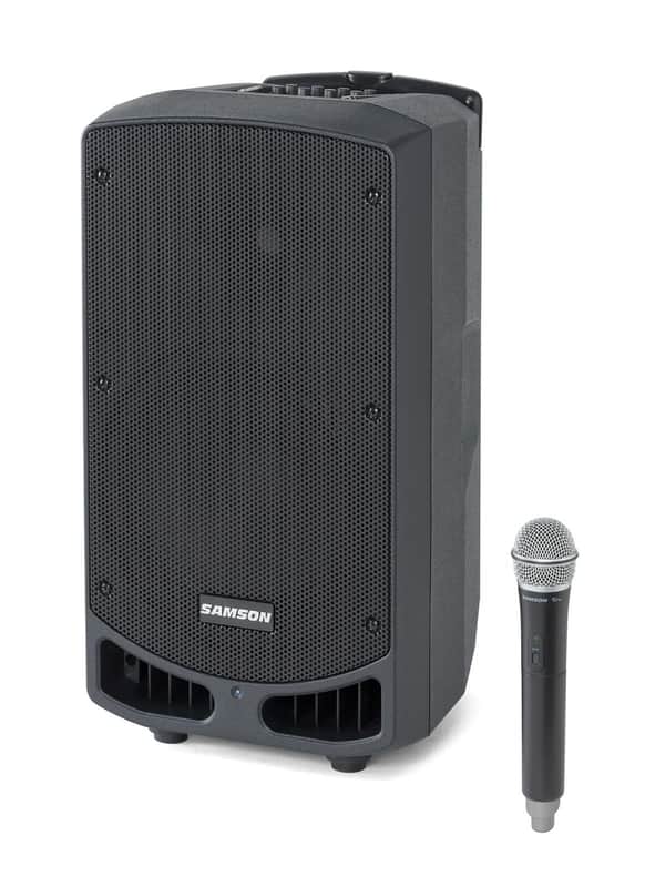 Samson Expedition XP310w Rechargeable Portable PA - 300 watts 2-way 10" Woofer Bluetooth (Con 88) UHF Wireless Q7 HH mic (rechargeable battery) - K Band Wireless image 1