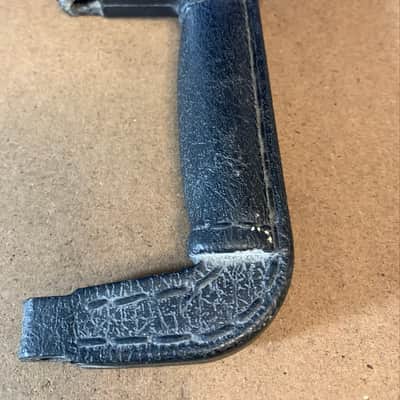 Vintage 1980s Bass Guitar Case Handle - Black - Hard Plastic - NO HARDWARE image 2