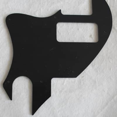 Custom Guitar Pickguard For Tele F Hole Hybrid Convertion TV Jones,1 Ply Black Pickguard image 6