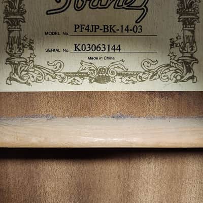Ibanez PF4JP-BK-1-03 Acoustic Guitar image 2