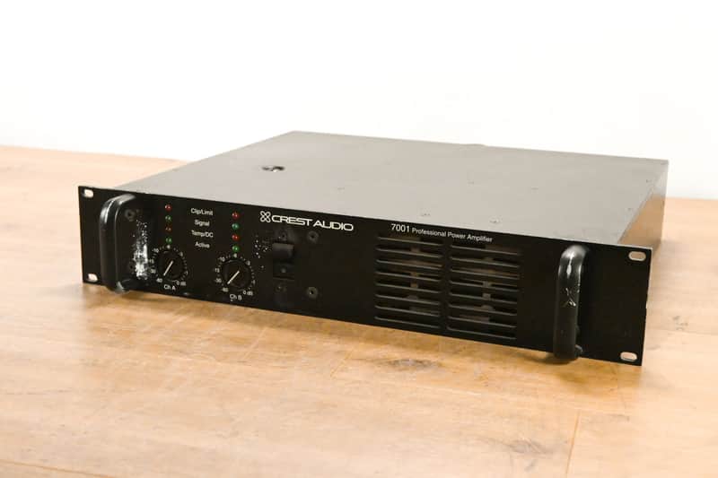 Crest Audio 7001 2-Channel Power Amplifier CG011TA image 1