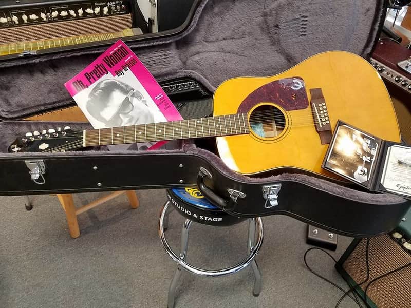 【限定モデル】Epiphone FT112 Roy Orbison(※要リペア） Epiphone FT 112 Bard 12 string Roy Orbison Oh Pretty Woman | Reverb