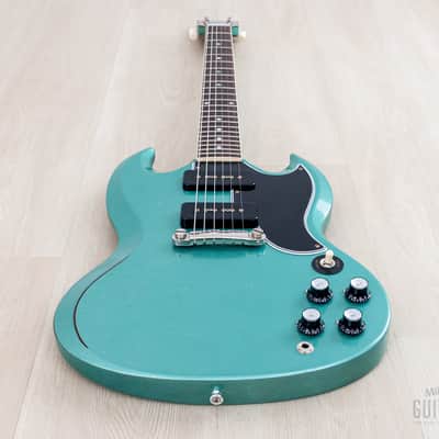 2023 Gibson Custom Shop 1963 SG Special Murphy Lab Light Aged Inverness Green w/ Case, Tags & CoA image 10