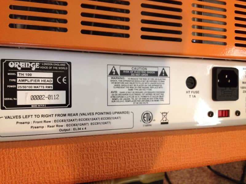 Orange TH100 2-Channel 100-Watt Guitar Amp Head image 6