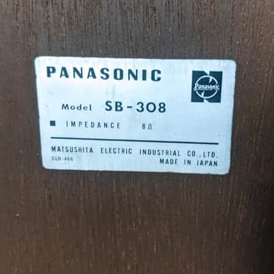 Vintage Panasonic SB-308 Bookshelf Speakers image 8