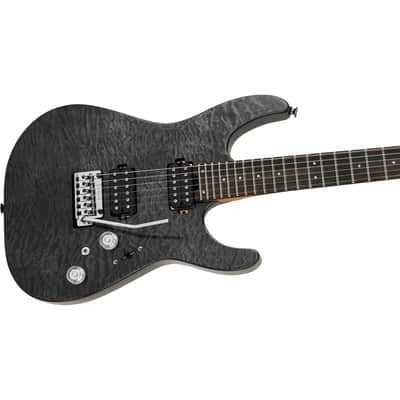 Charvel Pro-Mod Plus DK24 HH 2PT EB QM Midnight Ocean image 3