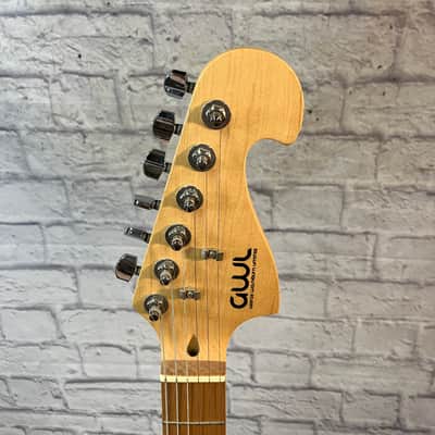 GWL George Washburn Lyon Black Stratocaster Style Guitar (With Gig Bag) image 3