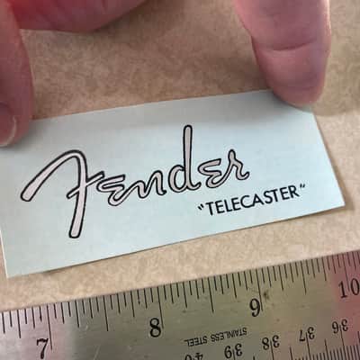 Two 1960s Fender Telecaster Vintage Decals Silkscreened RARE (You get 2!) image 1
