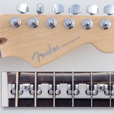 FENDER 60TH ANNIVERSARY DELUXE HSS STRATOCASTER LSR NUTSAMARIAN COBALT STRAT image 4