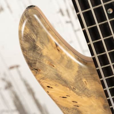 Manghini M3 6-String Bass - Buckeye Burl Top image 15