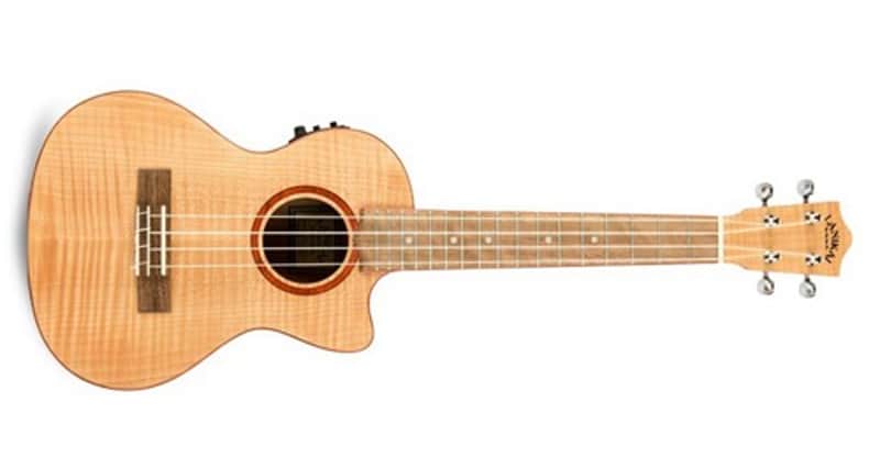Lanikai FM-CET Flame Maple Tenor Acoustic-Electric Ukulele image 1