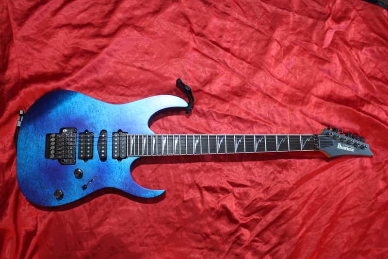 2010 Ibanez RG3770Z-CAB Prestige Caribbean Blue Lagoon image 1