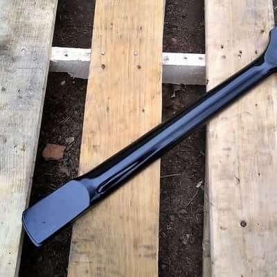 22 SS MODERN BLACK ST GUITAR NECK REPLACEMENT DIY FITS OEM image 12