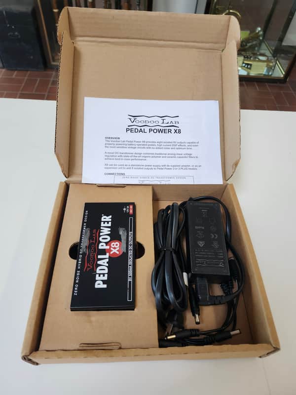Used Voodoo Lab Pedal Power X8 Power Supply w/ Box image 1