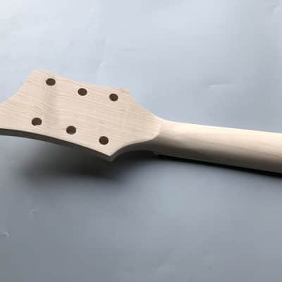 Maple guitar Neck 22Fret 25.5inch Rosewood Fretboard Paddle Head Nice Inlay image 5