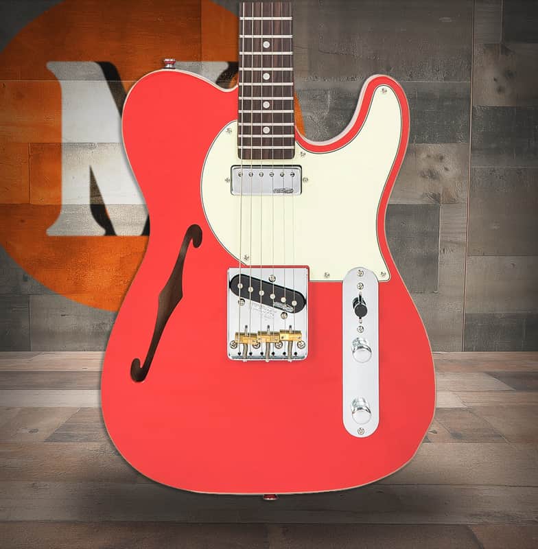 Vintage V72 ReIssued Electric Guitar - Firenza Red (V72FR) image 1