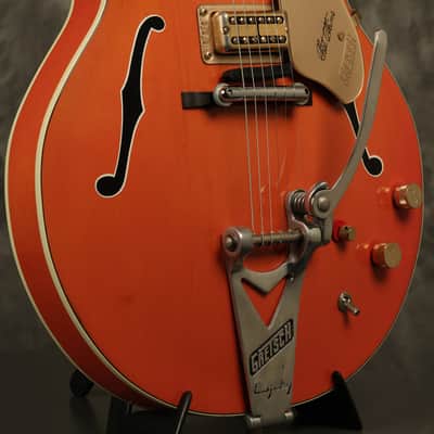 1964 Gretsch Chet Atkins 6120 Nashville Western Orange with HANG TAG image 11