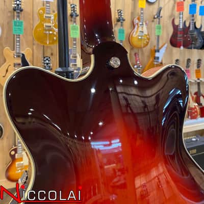 GRETSCH G2655 Streamliner Center Block Jr. Double-Cut with V-Stoptail, Laurel Fingerboard, Claret Burst image 13