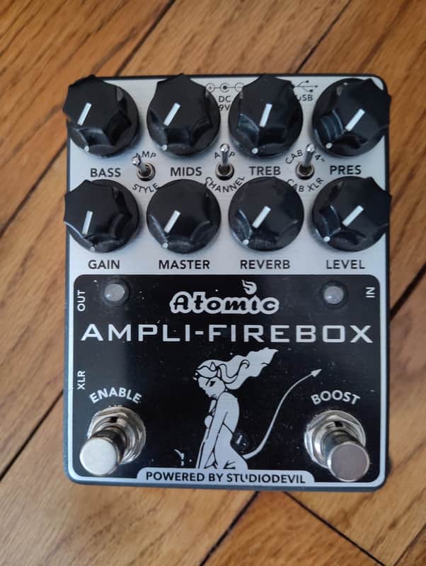 Atomic Ampli-Firebox 2010s - Black and Silver image 1