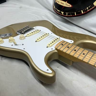 Fender Classic Player '50s Stratocaster Strat Electric Guitar MIM - Made in Mexico - Shoreline Gold image 16