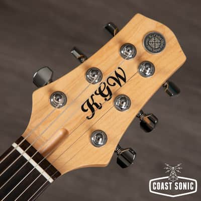 Kz Guitar Works KGW Bolt-On 22 "Lake Placid Blue" image 11