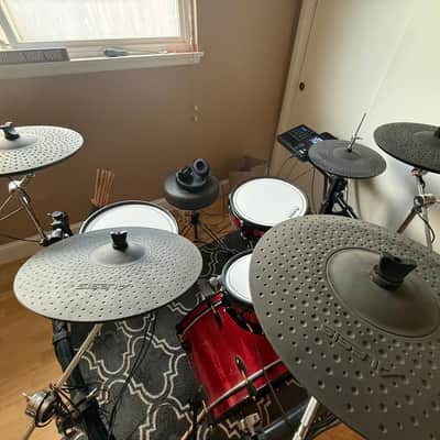 Alesis Strike Pro Special Edition Electronic Drum Set 2010s - Black / Red hardware included image 3