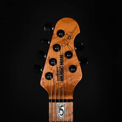 Ernie Ball Music Man JP15 Emerald Glow Roasted/Figured Maple Neck *Miami Guitar Exclusive* 2025 (H06299) image 8