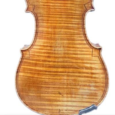 Old French violin Maggini model Late 19th century  - Golden oil varnish image 2