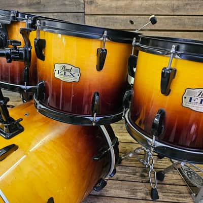 Drum Kit Pearl ELX, Amber Fade Complete USED! RKAMB130726 image 7