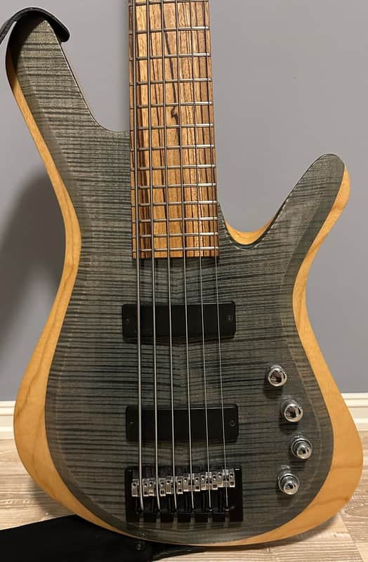 Kiesel Carvin V69K 6 String Bolt-On Vanquish Electric Bass 2019 Aurora Blue image 1