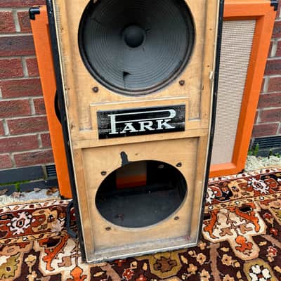 Vintage 1967 Park Marshall 2x12 Amplifier Cabinet Column Repairs Celestion T1221 image 2