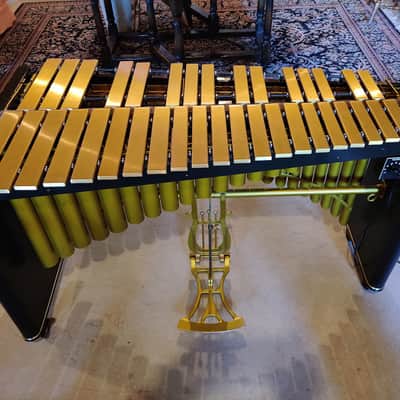 Musser M75 Century Vibraphone Gold Bars with Working Motor image 1