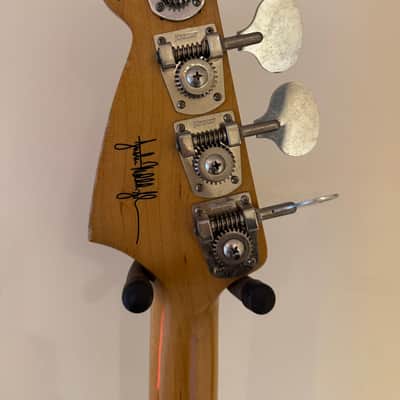 Fender JMJ Road Worn Signature Mustang Bass Faded Daphne Blue image 7