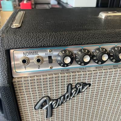 Fender Vintage Silverface Pro Reverb 1978 2-Channel 70-Watt 2x12" Guitar Combo - Just Serviced- Shipping available image 4