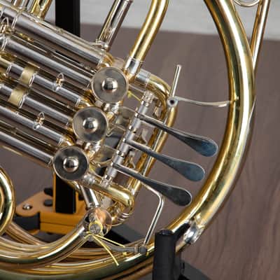 Stephens Series II Schmidt Style Bb/F Double Horn - Raw Brass image 3