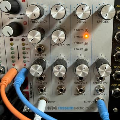 Rossum Electro-Music Evolution Variable Character Ladder Filter Eurorack Module 2016 - 2021 - Silver image 1