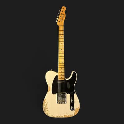 Fender Custom Shop '52 Telecaster Heavy Relic - 3,3kg 2021 - White Blonde - VIDEO image 3
