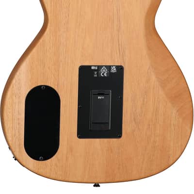Fender Highway Parlor Thinline Acoustic-Electric Guitar (with Gig Bag), Natural Bild 4